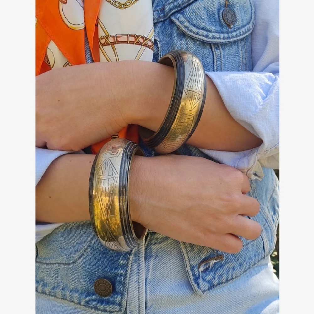 Pair Of Brass Bangles